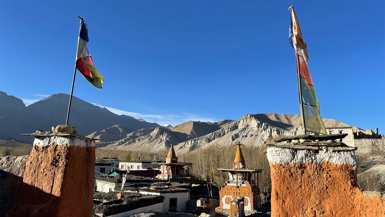 Upper Mustang mountain bike tour.